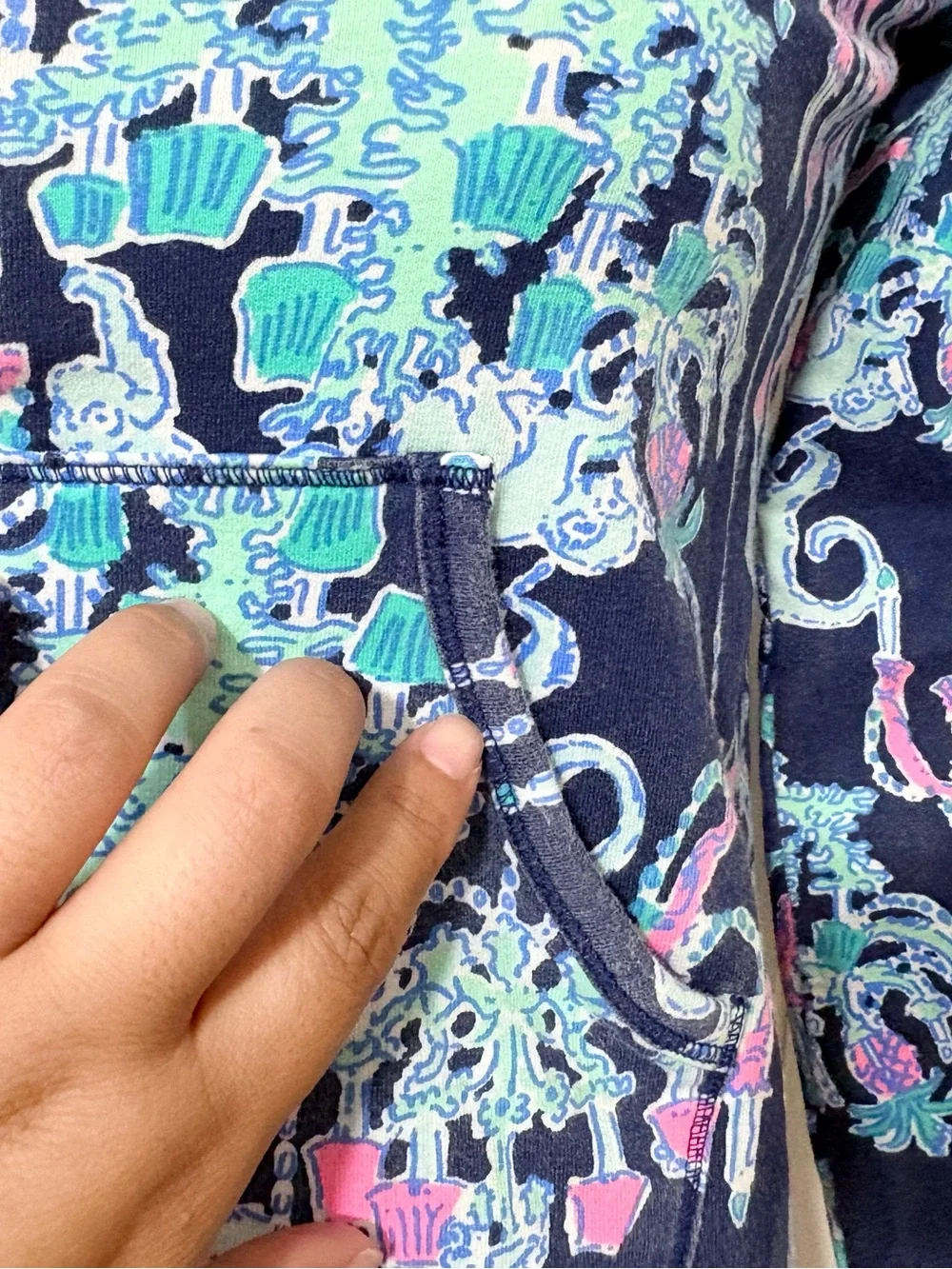 Lilly Pulitzer Kids Skipper Popover Monkey Trouble Jacket XL 14/16